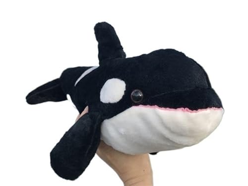 Simulation Super Cute Killer Whale Doll Sea Animal Orca Plush Toy Soft and Cute 's Early Education Gift Home Decoration von WYRMB