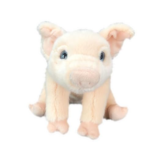 WYRMB Simulation Animal Cute Little Pink Pig Plush Doll Doll Little Piggy Cloth Doll Soft and Cute 's Gift Decoration von WYRMB