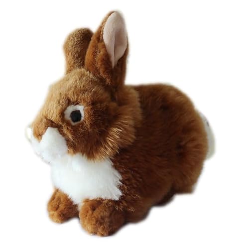 WYRMB Simulation Rabbit Plush Doll Animal Grass Rabbit Plush Toy Soft and Cute 's Companionship Gift Home Decoration von WYRMB