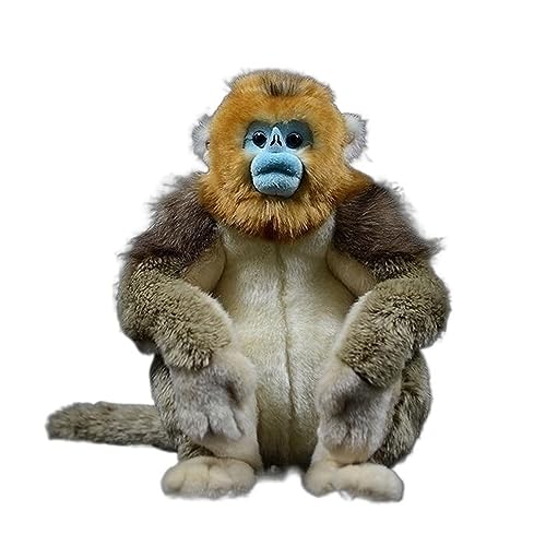 WYRMB Simulation Sichuan Golden Monkey Plüschtier Affe Puppe Weiche Simulation Tierpuppe von WYRMB