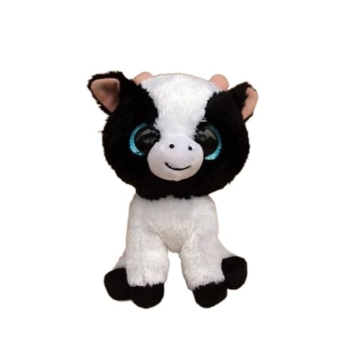 WYRMB Simulation Super Cute Big-Eyed Cow Doll Doll Cute Cow Plush Toy Birthday Gift von WYRMB