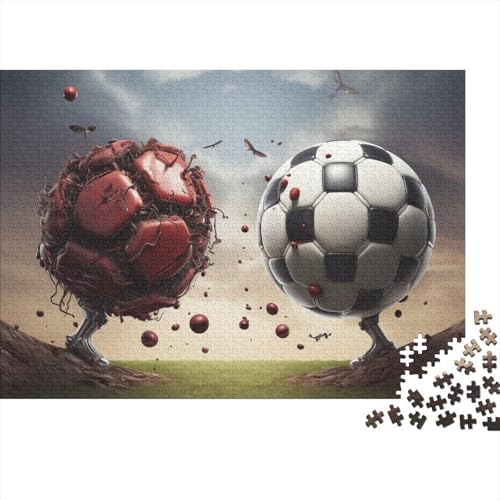 Fußball Erwachsene Puzzle 1000 Teile Weltmeisterschaft Family Challenging Games Home Decor Lernspiel Geburtstag Stress Relief Toy 1000pcs (75x50cm) von WZXYMXDP