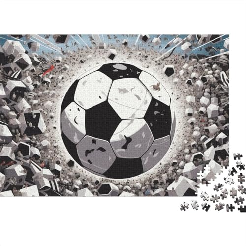 Fussball Erwachsene Puzzle 1000 Teile Weltmeisterschaft Family Challenging Games Wohnkultur Geburtstag Lernspiel Stress Relief Toy 1000pcs (75x50cm) von WZXYMXDP