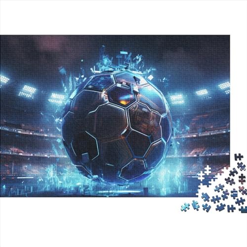 Fußball Erwachsene Puzzle 1000 Teile Weltmeisterschaft Home Decor Geburtstag Family Challenging Games Lernspiel Stress Relief Toy 1000pcs (75x50cm) von WZXYMXDP