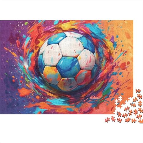 Fußball Erwachsene Puzzle 1000 Teile Weltmeisterschaft Home Decor Lernspiel Family Challenging Games Geburtstag Stress Relief Toy 1000pcs (75x50cm) von WZXYMXDP