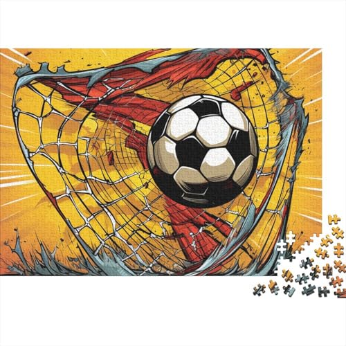 Fußball Erwachsene Puzzle 500 Teile Weltmeisterschaft Home Decor Geburtstag Family Challenging Games Lernspiel Stress Relief Toy 500pcs (52x38cm) von WZXYMXDP