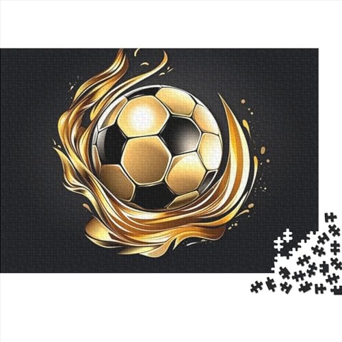 Fussball Erwachsene Puzzle 500 Teile Weltmeisterschaft Wohnkultur Geburtstag Lernspiel Family Challenging Games Stress Relief Toy 500pcs (52x38cm) von WZXYMXDP