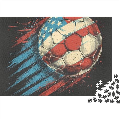 Fussball Für Erwachsene Puzzle 1000 Teile Weltmeisterschaft Home Decor Family Challenging Games Lernspiel Geburtstag Stress Relief 1000pcs (75x50cm) von WZXYMXDP