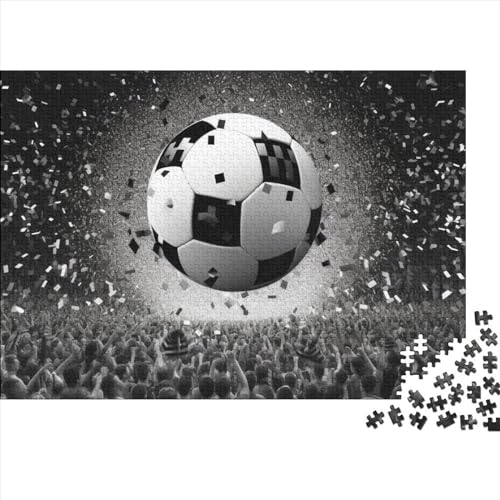 Fussball Für Erwachsene Puzzle 300 Teile Weltmeisterschaft Family Challenging Games Wohnkultur Lernspiel Geburtstag Stress Relief 300pcs (40x28cm) von WZXYMXDP