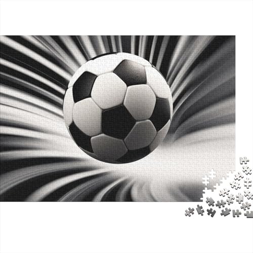 Fußball Für Erwachsene Puzzle 300 Teile Weltmeisterschaft Lernspiel Geburtstag Wohnkultur Family Challenging Games Stress Relief 300pcs (40x28cm) von WZXYMXDP