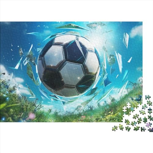Fußball Für Erwachsene Puzzle 300 Teile Weltmeisterschaft Wohnkultur Family Challenging Games Lernspiel Geburtstag Stress Relief 300pcs (40x28cm) von WZXYMXDP