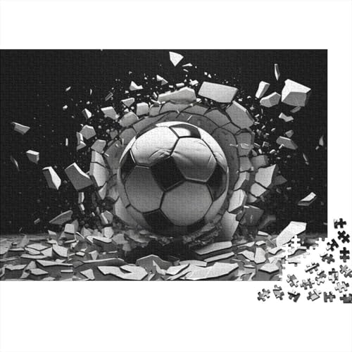 Fussball Für Erwachsene Puzzle 300 Teile Weltmeisterschaft Wohnkultur Geburtstag Lernspiel Family Challenging Games Stress Relief 300pcs (40x28cm) von WZXYMXDP