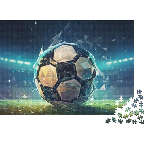 Fußball Für Erwachsene Puzzle 500 Teile Weltmeisterschaft Lernspiel Family Challenging Games Wohnkultur Geburtstag Stress Relief 500pcs (52x38cm) von WZXYMXDP