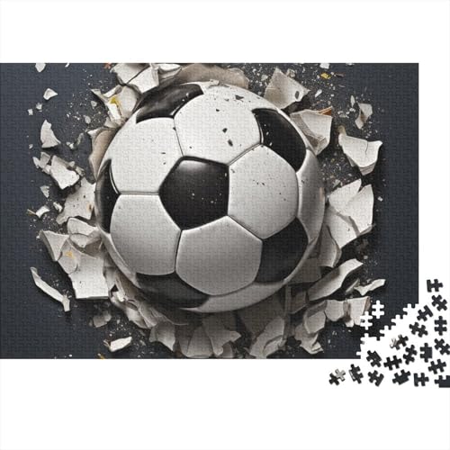 Fussball Für Erwachsene Puzzle 500 Teile Weltmeisterschaft Wohnkultur Family Challenging Games Lernspiel Geburtstag Stress Relief 500pcs (52x38cm) von WZXYMXDP