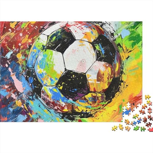 Fussball Puzzle 1000 Teile Weltmeisterschaft Für Erwachsene Geburtstag Home Decor Lernspiel Family Challenging Games Stress Relief 1000pcs (75x50cm) von WZXYMXDP