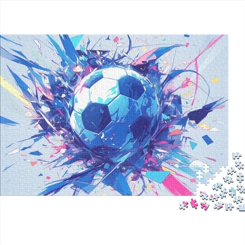 Fußball Puzzle 1000 Teile Weltmeisterschaft Für Erwachsene Wohnkultur Family Challenging Games Lernspiel Geburtstag Stress Relief 1000pcs (75x50cm) von WZXYMXDP