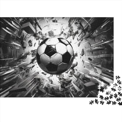 Fussball Puzzle 1000 Teile Weltmeisterschaft Für Erwachsene Wohnkultur Geburtstag Family Challenging Games Lernspiel Stress Relief 1000pcs (75x50cm) von WZXYMXDP