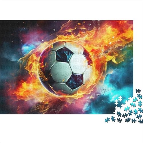 Fussball Puzzle 300 Teile Weltmeisterschaft Für Erwachsene Home Decor Lernspiel Geburtstag Family Challenging Games Stress Relief 300pcs (40x28cm) von WZXYMXDP