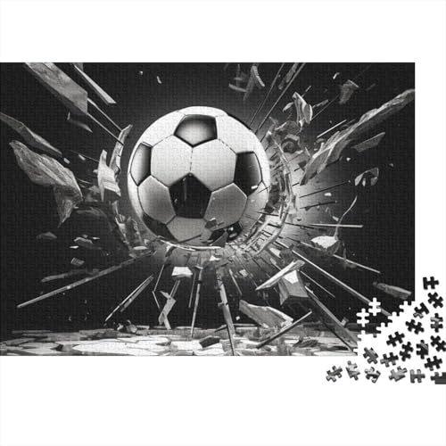 Fußball Puzzle 300 Teile Weltmeisterschaft Für Erwachsene Wohnkultur Family Challenging Games Lernspiel Geburtstag Stress Relief 300pcs (40x28cm) von WZXYMXDP