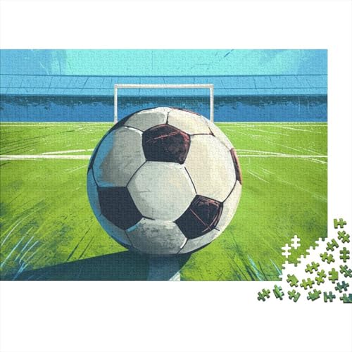 Fußball Puzzle 500 Teile Weltmeisterschaft Erwachsene Geburtstag Lernspiel Family Challenging Games Home Decor Stress Relief Toy 500pcs (52x38cm) von WZXYMXDP