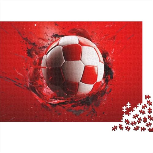 Fussball Puzzle 500 Teile Weltmeisterschaft Erwachsene Lernspiel Family Challenging Games Geburtstag Home Decor Stress Relief Toy 500pcs (52x38cm) von WZXYMXDP