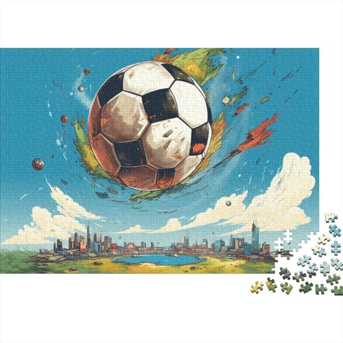 Fussball Puzzle 500 Teile Weltmeisterschaft Für Erwachsene Family Challenging Games Geburtstag Home Decor Lernspiel Stress Relief 500pcs (52x38cm) von WZXYMXDP