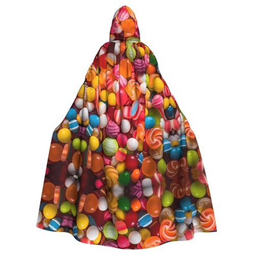 WZYWHJ Confections Cosplay Poncho mit Kapuze, Umhang für Damen und Herren, Halloween-Party von WZYWHJ