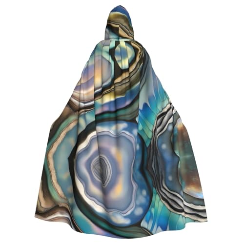 WZYWHJ Cosplay-Poncho mit Abalone-Perlmuttmuster, für Damen und Herren, Halloween-Party von WZYWHJ