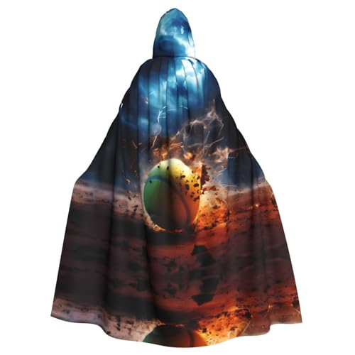 WZYWHJ Cosplay-Poncho mit Lightning-Tennisdruck, für Damen und Herren, Halloween-Party von WZYWHJ