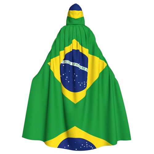 WZYWHJ Cosplay-Poncho mit brasilianischer Flagge, für Damen und Herren, Halloween-Party von WZYWHJ