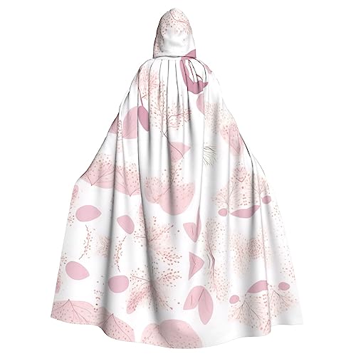 WZYWHJ Handgemaltes Blumenmuster, hochwertiger Cosplay-Poncho mit Kapuze, Umhang für Damen und Herren von WZYWHJ