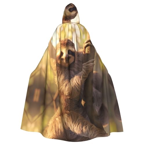 WZYWHJ Smiling Shuse Printing Aldult Cosplay Poncho Hooded Cloak for men and women Halloween Party von WZYWHJ