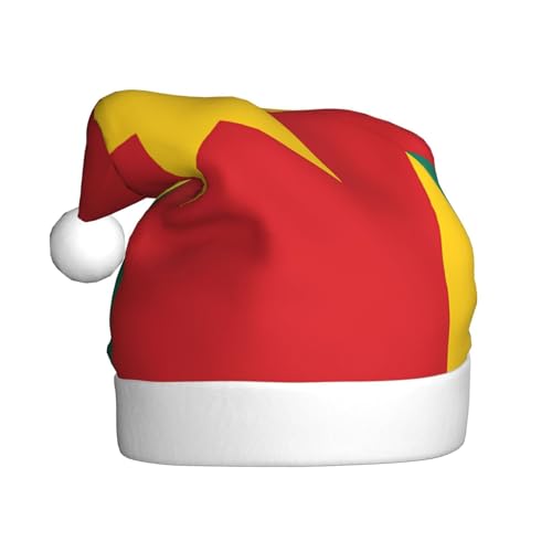 WZYWHJ Weihnachtsmütze für Erwachsene – Ornament-Stirnband für Feiertagspartys und Kostümveranstaltungen, Flagge von Kamerun von WZYWHJ