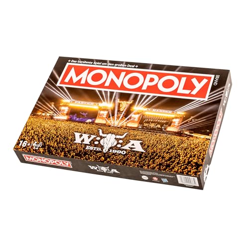 Wacken Open Air Monopoly - Gesellschaftsspiel für Erwachsene und Kinder - Alter 8+ - Deutsch - Fanartikel für Metal und Festivalfans von Wacken Open Air