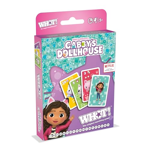 Waddingtons Number 1 Gabby's Dollhouse WHOT! - Kartenspiel zum Anpassen von Kindern ab 5 Jahren, für 2-6 Spieler Kartenanpassen und Wahrnehmung - Geschenk für Baby ab 5 Jahren Waddingtons Number 1 Gabby's Dollhouse WHOT! - Kartenspiel zum Anpassen von Kindern ab 5 Jahren, für 2-6 Spieler Kartenanpassen und Wahrnehmung - Geschenk für Baby ab 5 Jahren von Waddingtons Number 1
