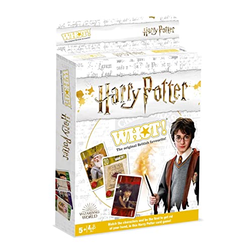 Winning Moves WM02821-ML1-12 Harry Potter WHOT! Kartenspiel, italienische Ausgabe, Familienspiel, 6 Jahre von Waddingtons Number 1