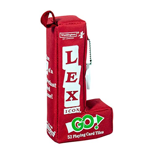 Waddingtons Number 1 Lexicon GO! World Legespiel - Erstellen Sie Kreuzworträtsel und Anagramme mit einem Twist, EIN tolles Geschenk, pädagogisches Reisespiel für Spieler ab 8 Jahren, von Waddingtons Number 1