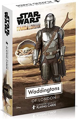 Winning Moves WM00864-EN1-12 2021 The Mandalorian Set, Spiel mit 54 Karten – Star Wars von Winning Moves