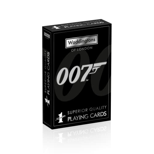 Waddingtons Number 1 James Bond 007 Spielkartenspiel, Spielen Sie Ihre Lieblingskartenspiele mit Ihren Lieblings-Bond-Filmen einschließlich Casino Royale, Skyfall, Goldfinger, Geschenk und Spielzeug von Waddingtons Number 1