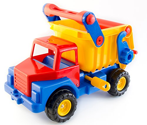 WADER Truck No. 1 Lastwagen LKW Muldenkipper Kipper bis 120 kg von Wader Quality Toys