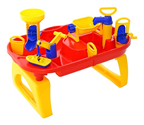 Wader Bath World Badewelt Waterfun Wasserspielzeug Badespielzeug (rot gelb) von Wader Quality Toys