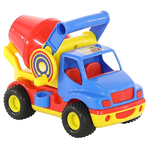 WADER ConsTruck Betonwagen Betonmischer Lastwagen LKW Baustelle bunt von Wader Quality Toys