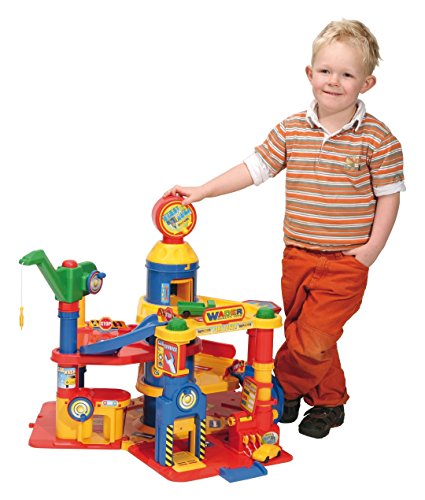 Wader Park Tower Garage Parkhaus Parkgarage Autogarage 4 Ebenen von Wader Quality Toys