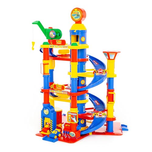 Wader Park Tower Garage Parkhaus Parkgarage Autogarage 7 Ebenen von Wader Quality Toys