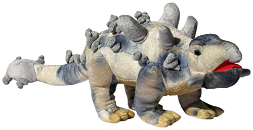 Wagner 4514 - Plüschtier Dinosaurier Ankylosaurus - 49 cm lang - Dino Kuscheltier Vogelbeckensaurier Gross Kuscheldino Ankylosaurier von Wagner·Stofftiere