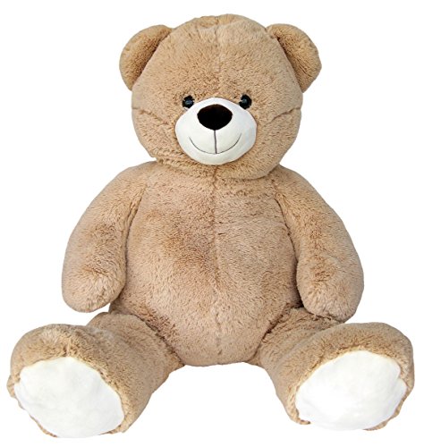 Wagner 9033 - Riesen XXL Teddybär 140 cm groß in hell-braun - Plüschbär Kuschelbär Teddy Bär in beige 1,40 m von Wagner·Stofftiere