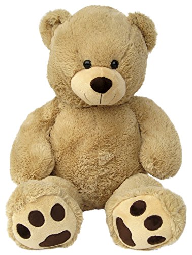 Wagner·Stofftiere Wagner 9055 - Riesen XXL Teddybär 100 cm groÃŸ in hell-braun - Plüschbär Kuschelbär Teddy Bär in beige von Wagner·Stofftiere