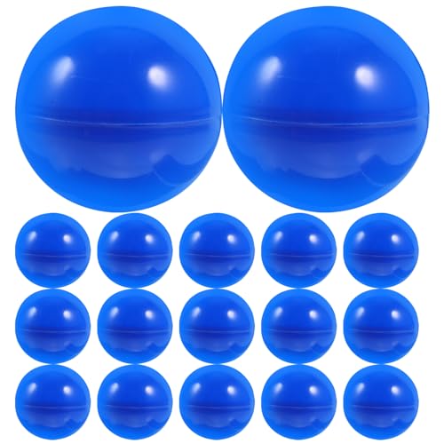 Wakauto Bingo-Bälle, hohl, Lottobälle, Durchmesser 40 mm, Ball für Spielparty, 50 Stück (blau) von Wakauto