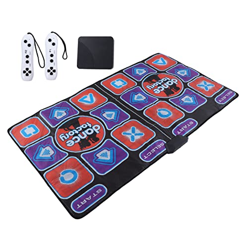 Elektronische Tanzmatte for Kids,Girls Music Dance Play Mat with USB und Fernbedienung,Wireless Double Dance Mats Music Game for Kids Boys Girls Adults von Wakects