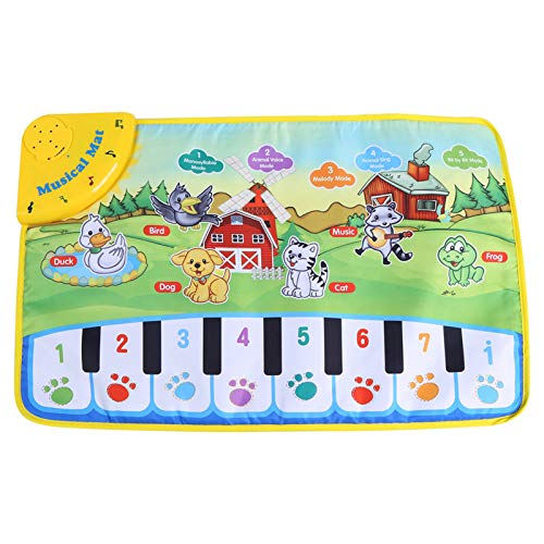 Klaviertanzmatte Musikmatte Matte Lernspielzeug Frühe Pädagogisch Berührungsempfindliche für Baby Kleinkeinder 60 x 39 cm Klaviertanzmatte Musikmatte Matte Lernspielzeug Frühe Pädagogisch Berührungsempfindliche für Baby Kleinkeinder 60 x 39 cm von Wakects